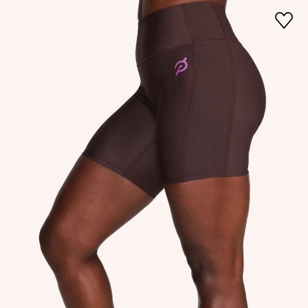 Peloton Show Up Bike Shorts, high waisted.